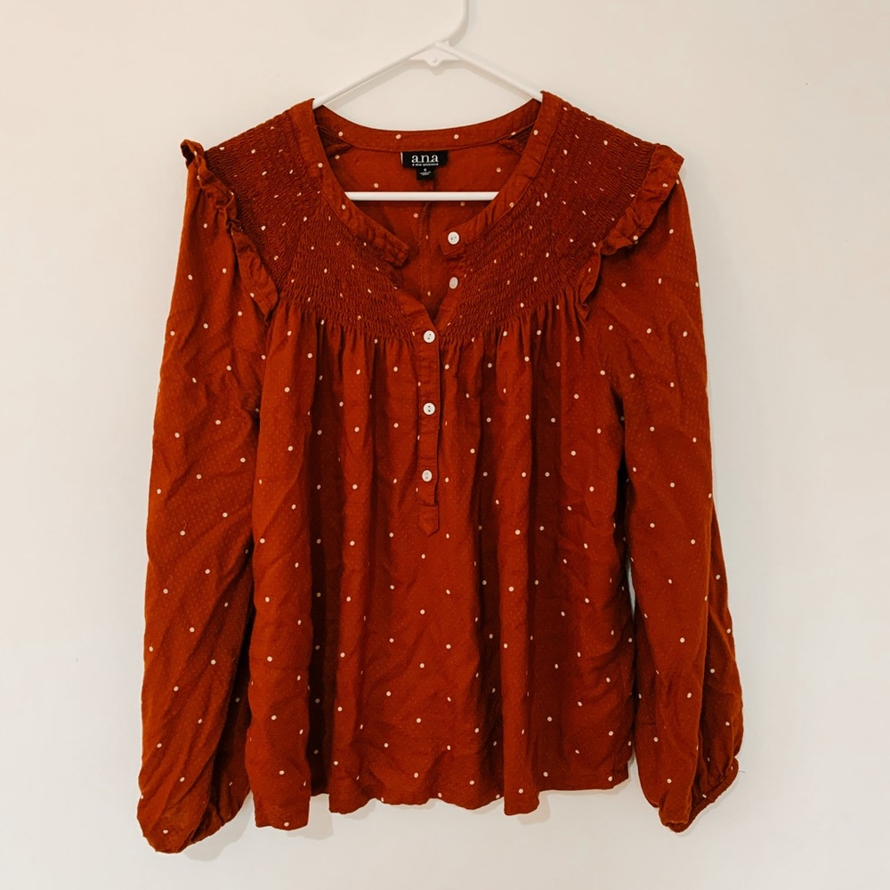 Rust orange top
